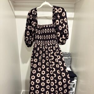 Christy Dawn Katrina Dress, Noir Daisy